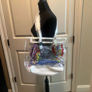 Ed Hardy NWT Clear Tote Retail $159